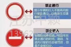 以下道路交通標(biāo)志老司機(jī)都不一定知道？90%人都會(huì)混淆！