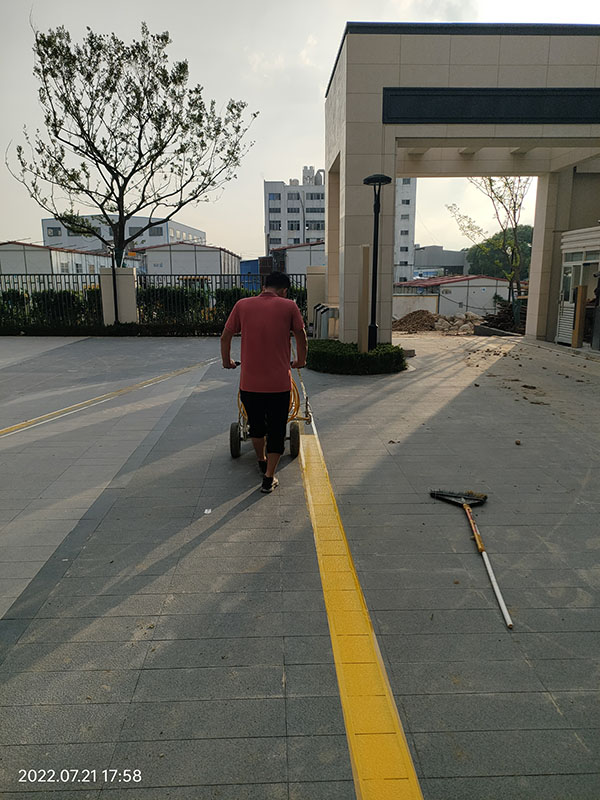 飛揚(yáng)無錫道路劃線項目